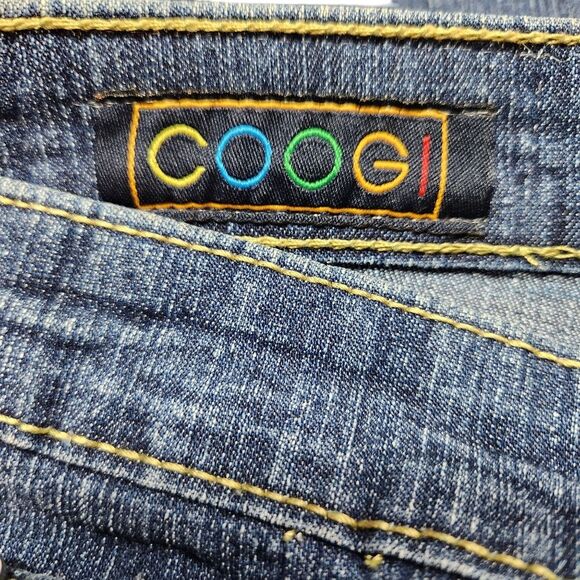 Vintage Y2K Coogi Jeans Australian Hip Hop Blue Denim Eagle Sword Streetwear 14 - Picture 6 of 11